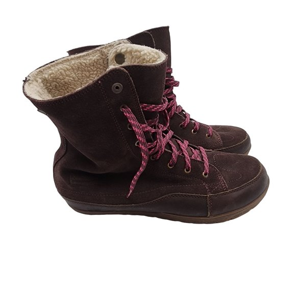 Patagonia Shoes - PATAGONIA Activist Waterproof Espresso Leather Hiking Warm Boots Women Sz 10